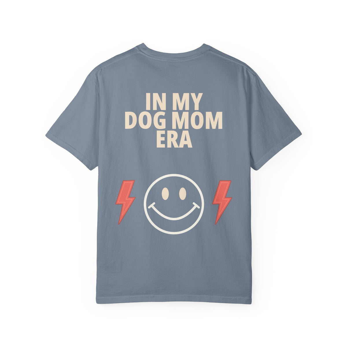 In My Dog Mom Era Tee in Blue Jean, back view