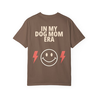In My Dog Mom Era Tee in Espresso, back view