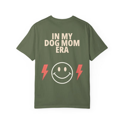 In My Dog Mom Era Tee in Sage, back view