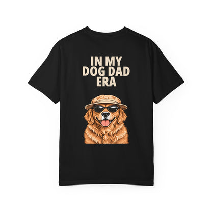 In My Dog Dad Era Tee in Black, back view