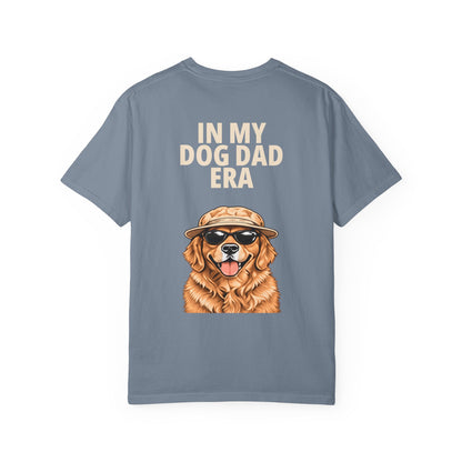 In My Dog Dad Era Tee in Blue Jean, back view