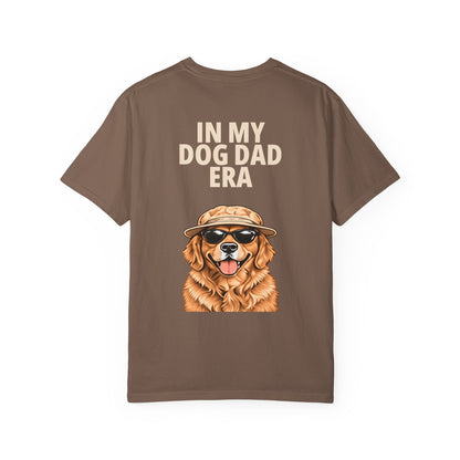 In My Dog Dad Era Tee in Espresso, back view