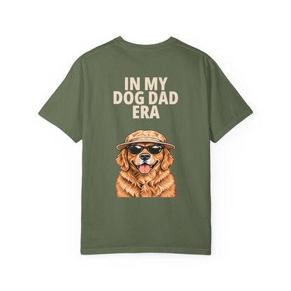 In My Dog Dad Era Tee in Sage, back view