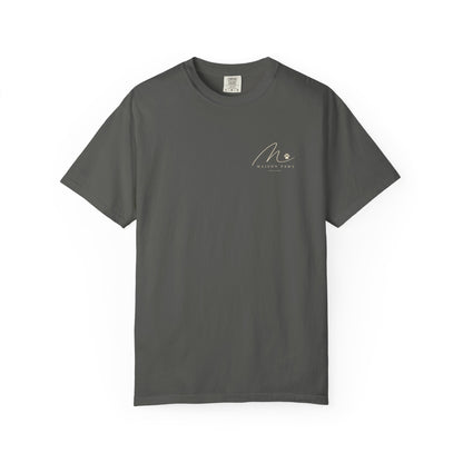 In My Dog Dad Era Tee in Pepper, front view flat lay