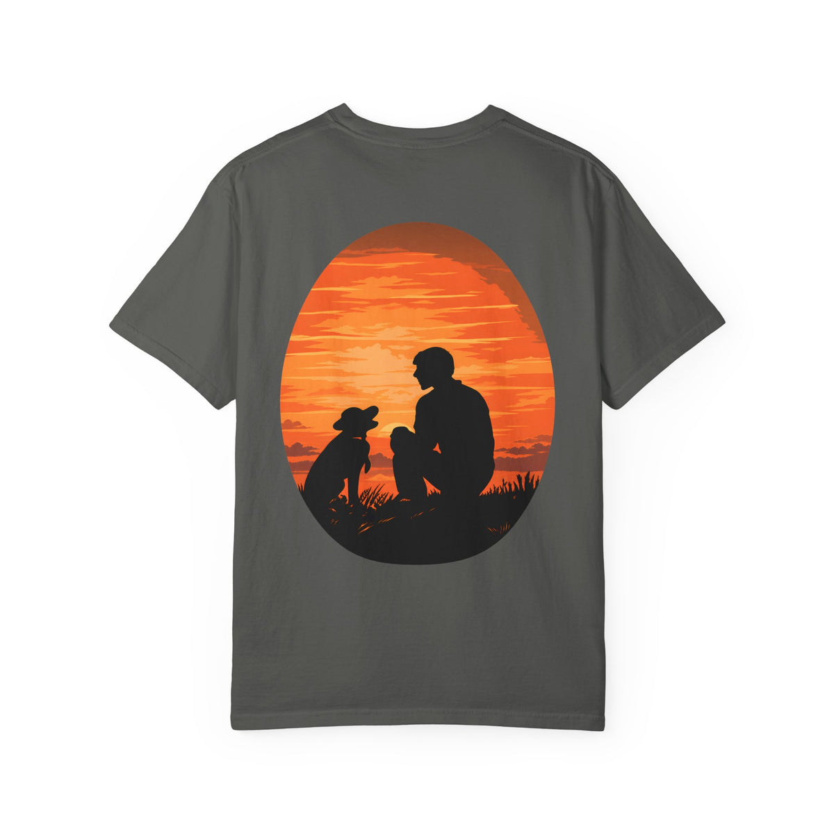 Sunset Companion Tee in Pepper, back view
