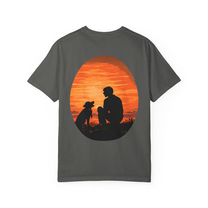 Sunset Companion Tee in Pepper, back view
